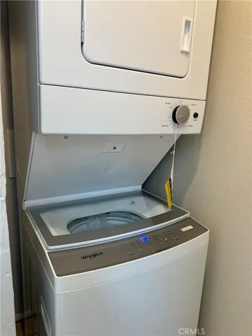 In Unit Whirlpool Washer and Dryer