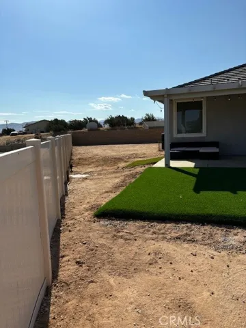 North side yard