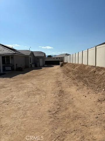 South side of house