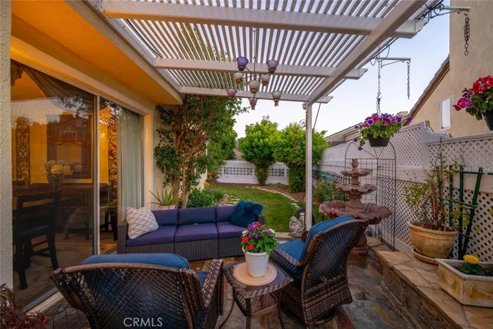 Side Patio from Dining Room