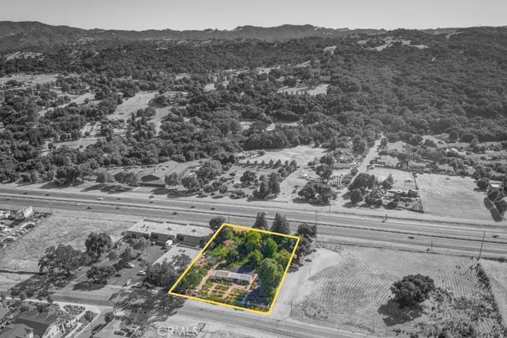 Aerial View with Lot Lines