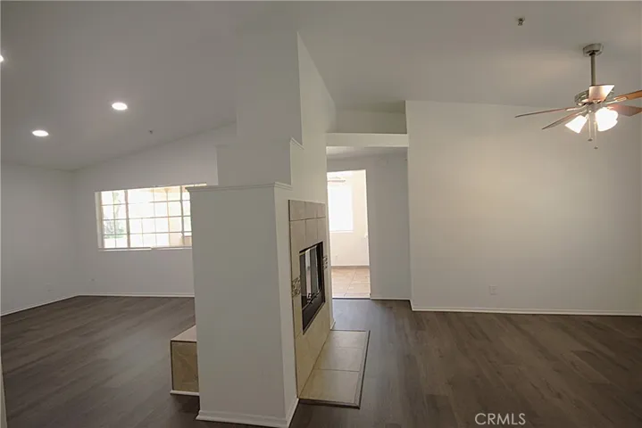 Dining room, living room