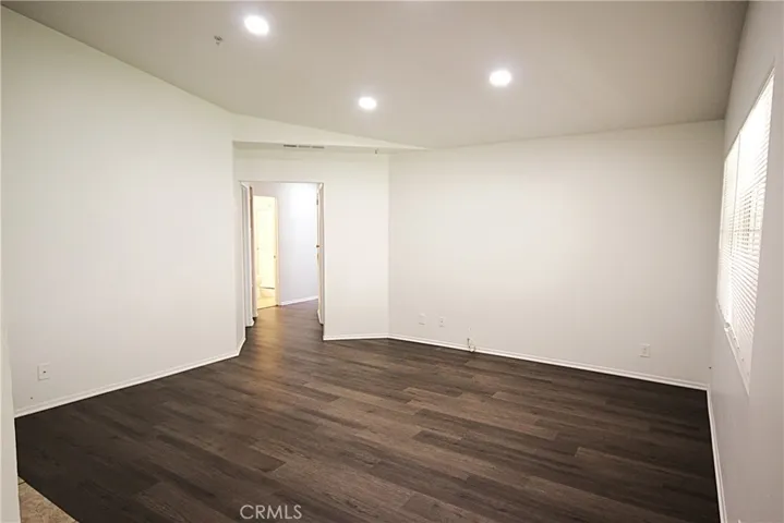 Living room- looking towards the hallway to the bedrooms.