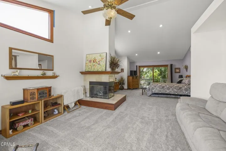 Upstairs bedroom sitting area