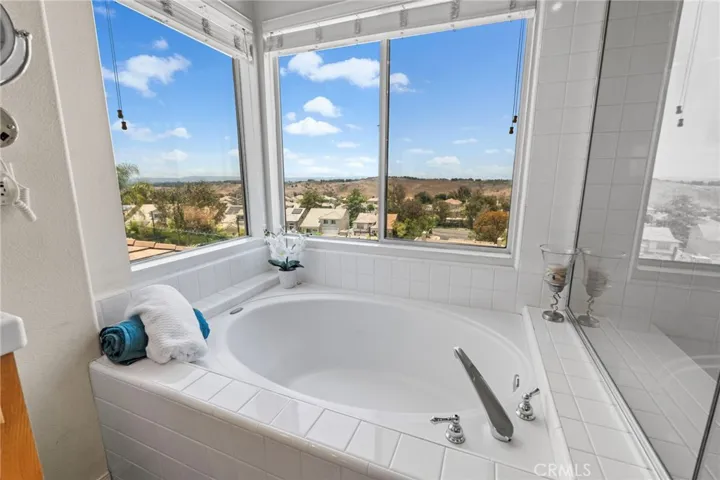 Relax in your Luxurious Soaking Tub with Breathtaking Views.