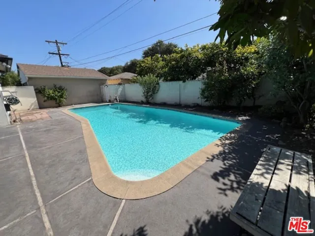 Large pool and deck area