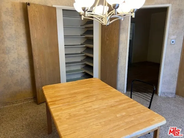 Breakfast room with pantry