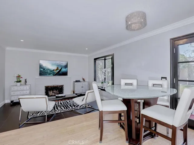 Open to the kitchen
