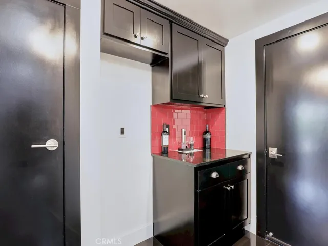 Mudd room opening for wine fridge