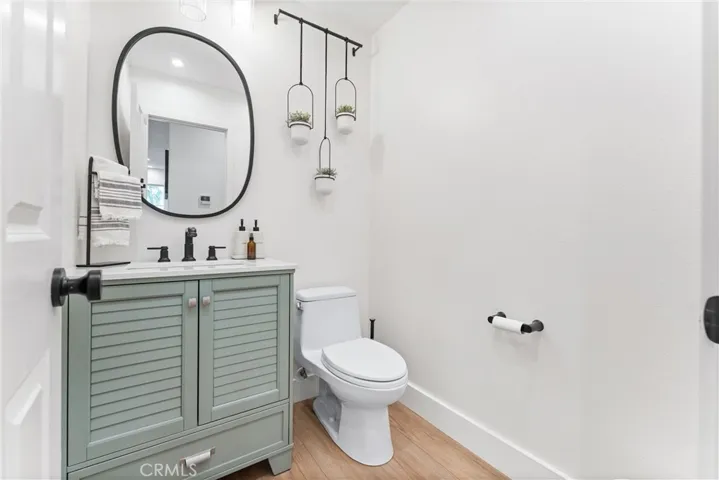 Large 1/2 bath downstairs.