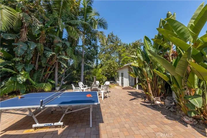 Backyard with room to have fun.