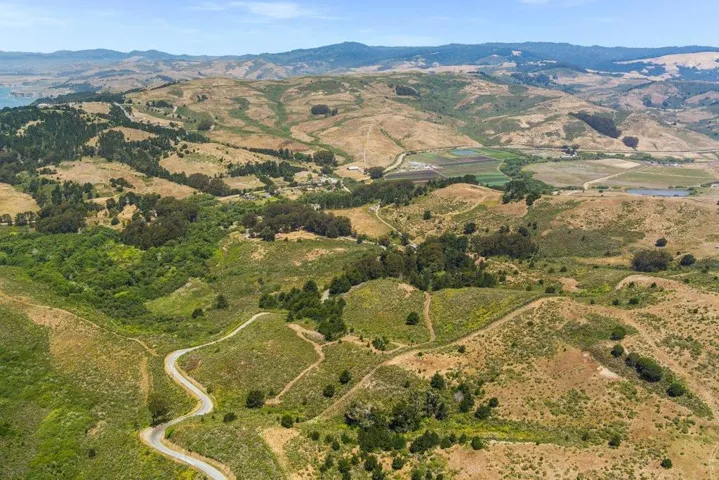 Looking North/East over San Gregorio valley