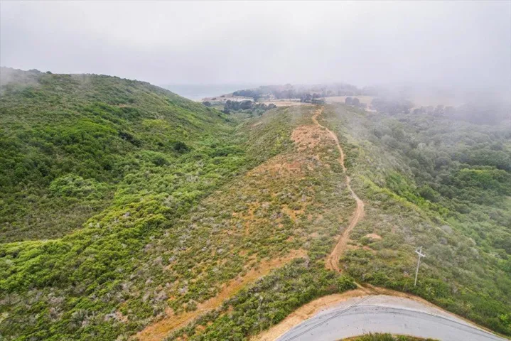 Looking west from edge of parcel, across the road is another parcel.