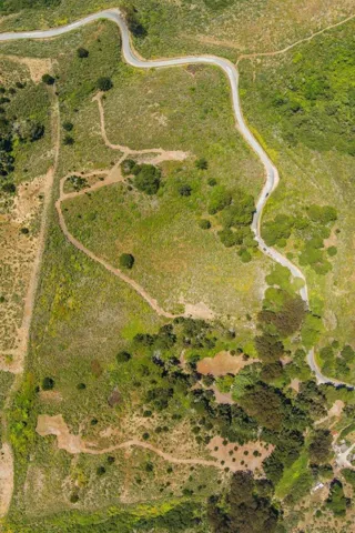 Looking from north to south over the parcel