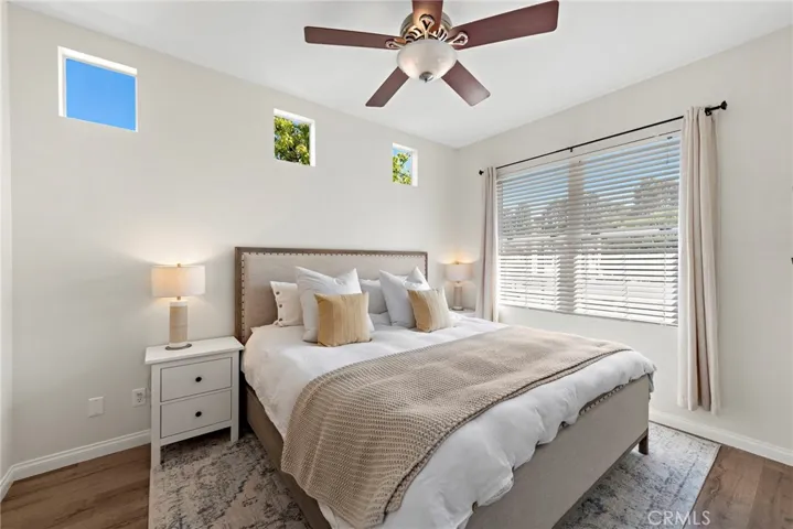 Primary Bedroom with Privacy and light