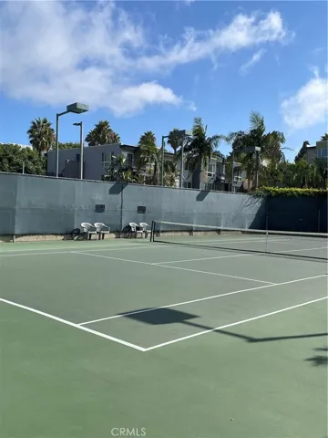 Full-size tennis court!