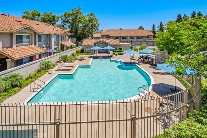 This is a view of the pool area