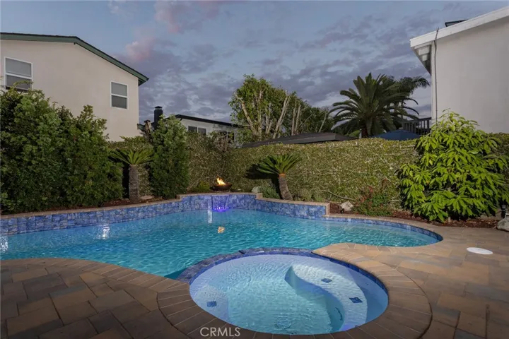 Night pool View
