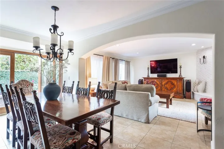 Kitchen view to Family Room