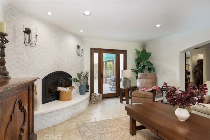 Family Room Custom Fireplace