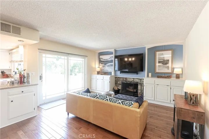 Easy Living Area with Wood Burning Fireplace