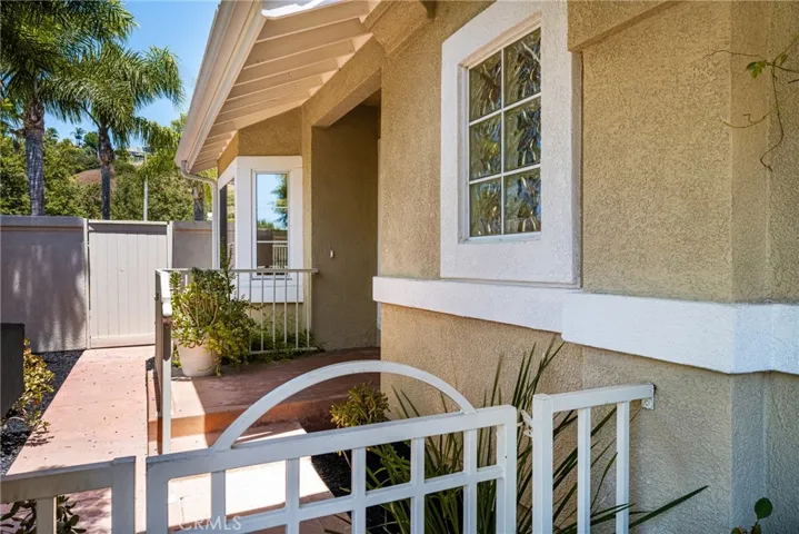 Gate to front patio