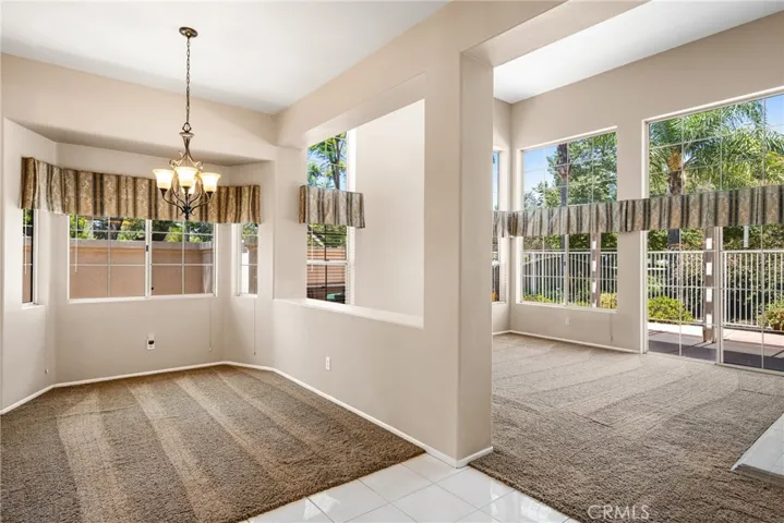 Dining room and living room
