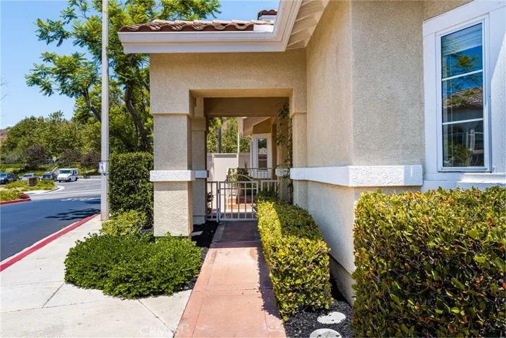 Walkway to front door