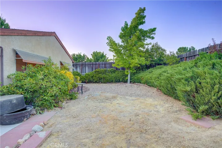 Nice sized back yard