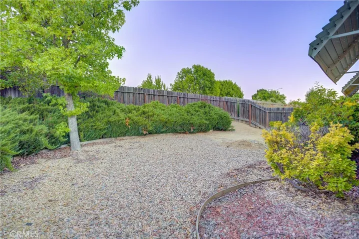 Back yard wraps around home