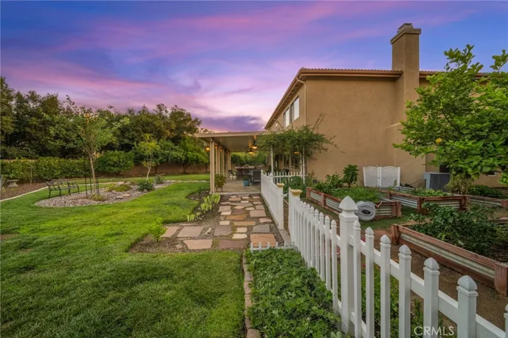 Large backyard