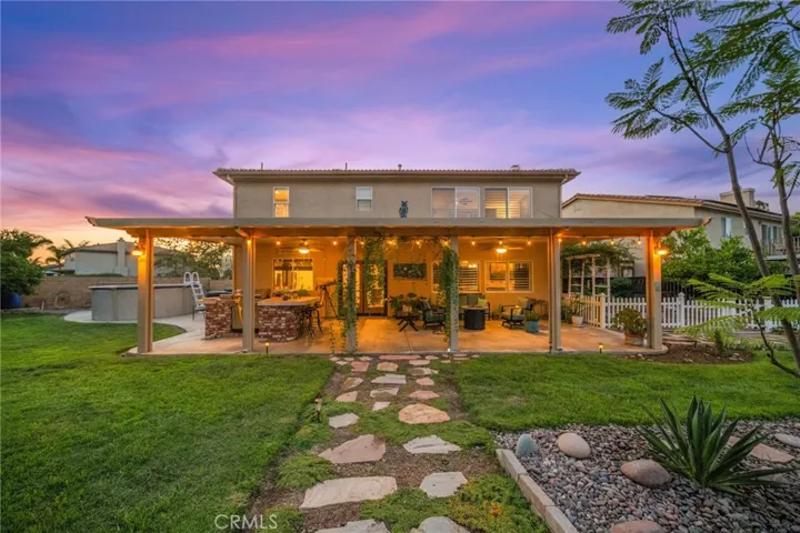 Large backyard