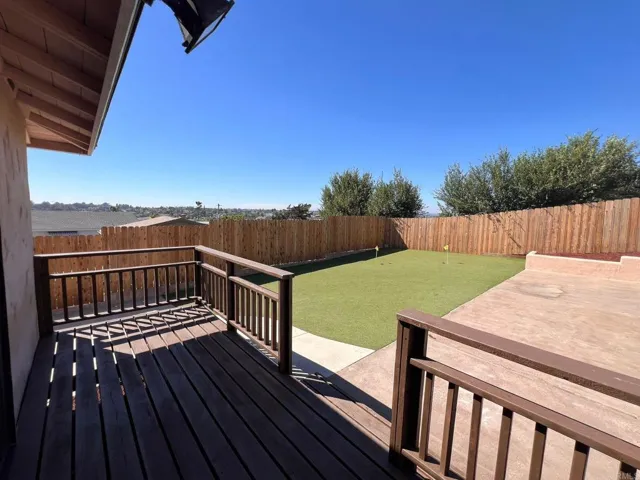 Master Bedroom Deck