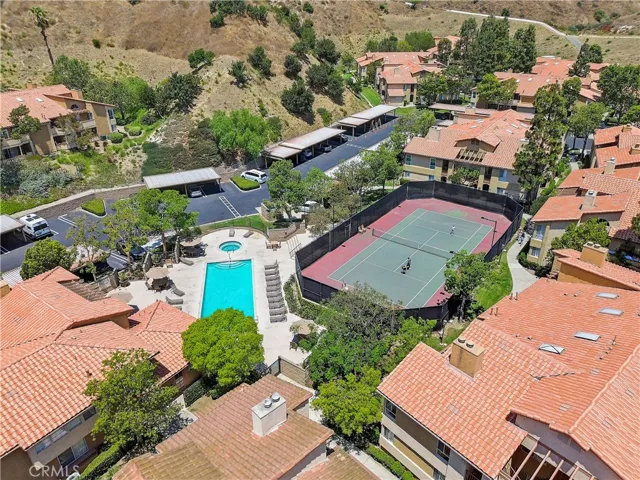 Main Pool, Hot Tub and Tennis Court