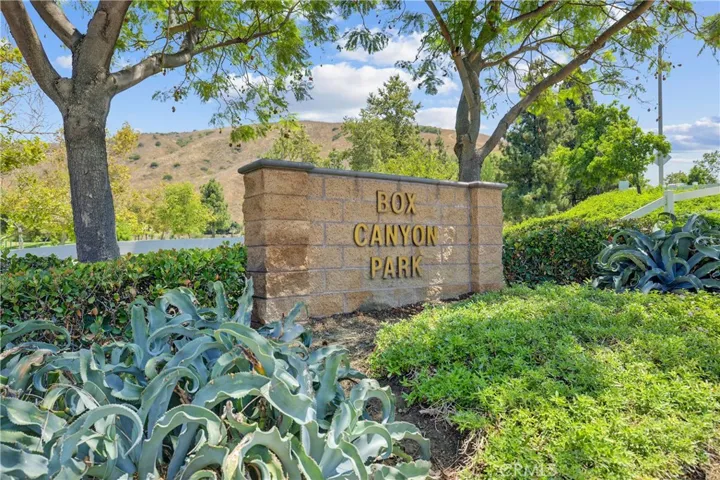 Box Canyon Park is a 5 mintue walk away!