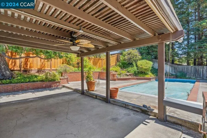 Covered patio