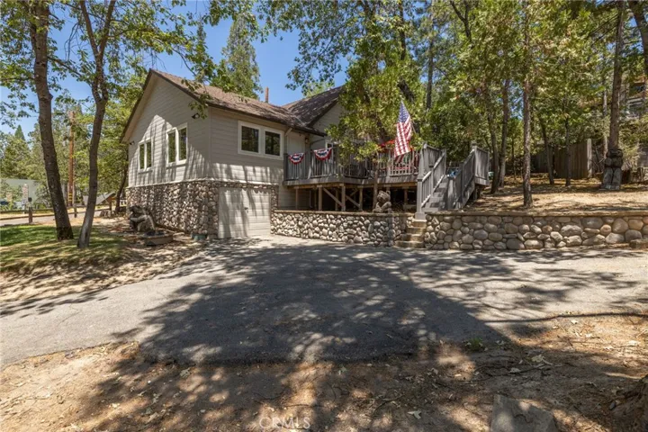 front of home on a corner lot