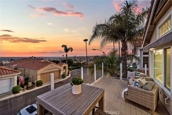 Expanded Deck with Expansive Ocean & City Light Views.