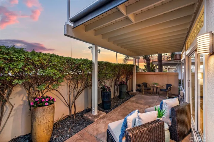 The Primary Suite's Private Patio.