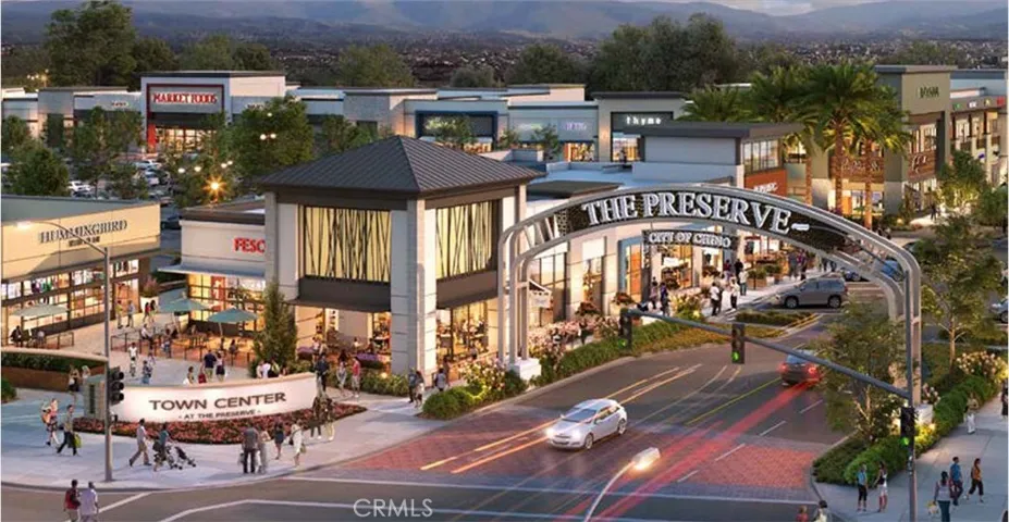 Town Center across street