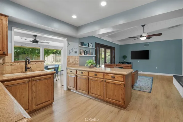 Kitchen and Family Room