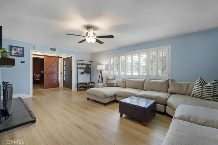 Living Room with Fireplace