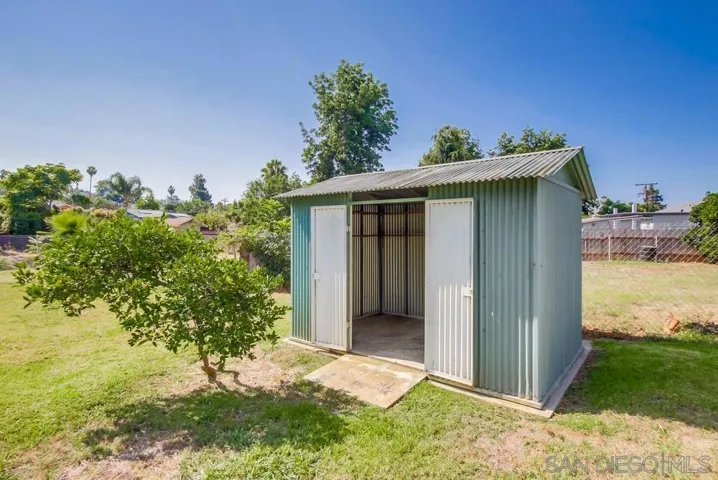 Large storage shed for all your tools!