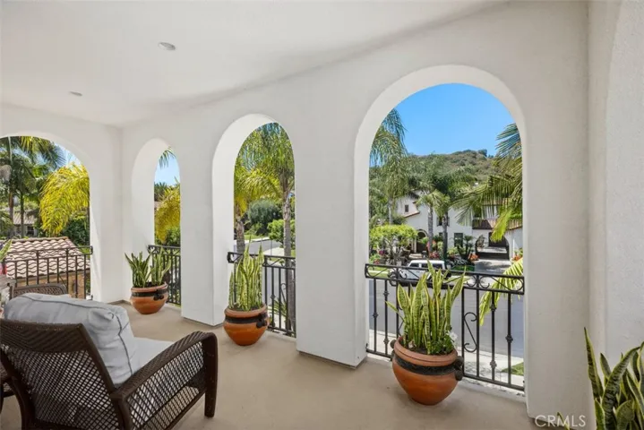Balcony off upper guest bedroom