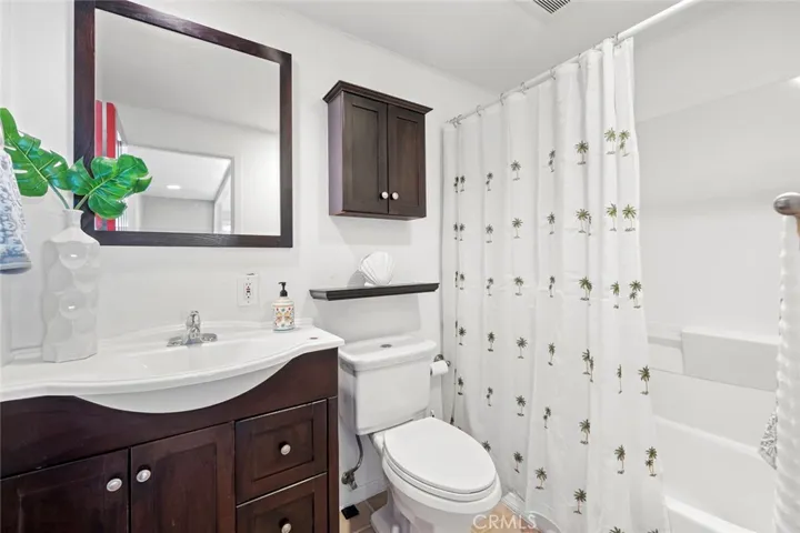 Full bathroom in mother-in-laws quarters.