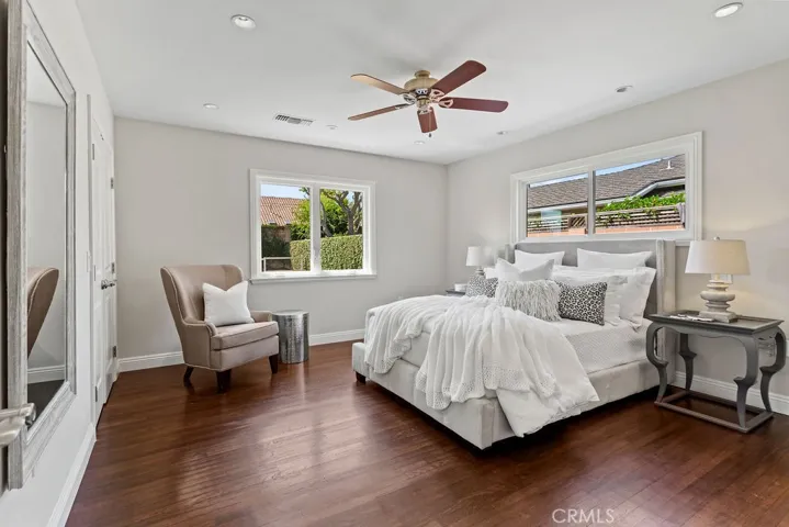 Generous sized bedrroms include this bedroom that overlooks the backyard