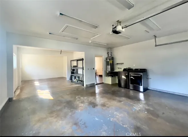 The oversized, extra deep 2 car garage allows space for tandem parking, a workshop or extra storage