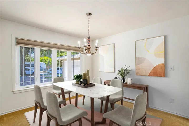 Dining Room - All furniture has been digitally staged
