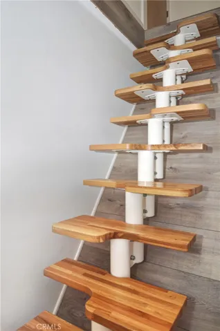 Stairs to loft space