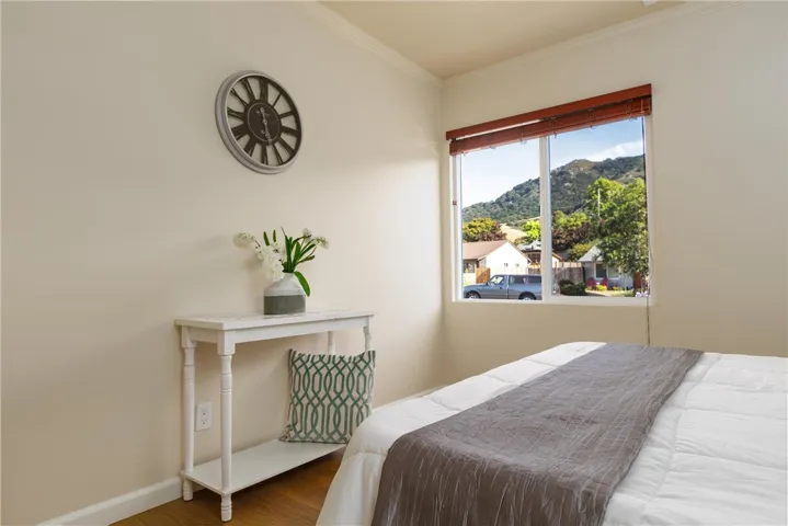View to Cerro San Luis from south side of home